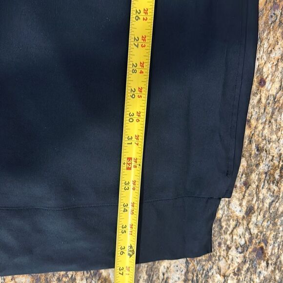 Banana Republic Black Sleeveless Scoop Neck Dress Size 14 - Picture 9 of 9